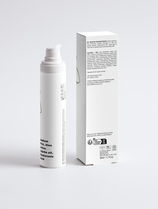 Sensitive Face Cream Rückseite