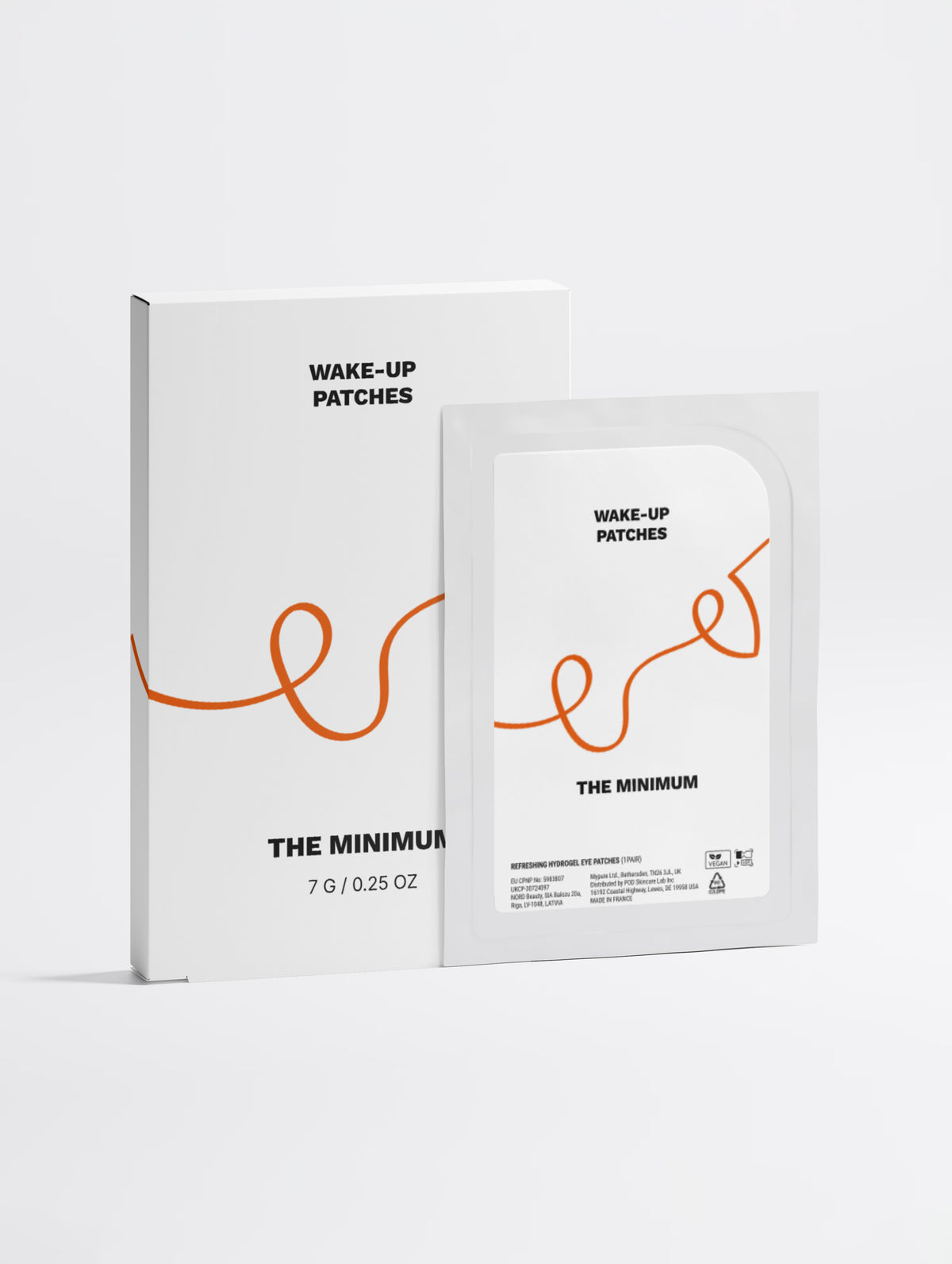 Wake-Up Patches mit Verpackung