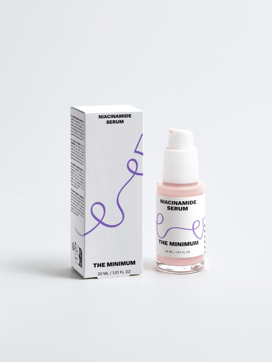 Niacinamide Serum mit Verpackung