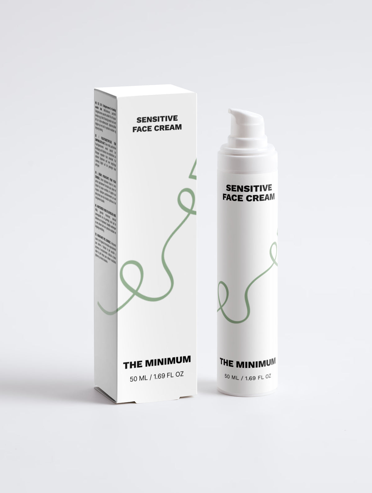 Sensitive Face Cream mit Verpackung