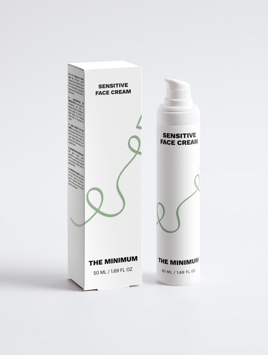 Sensitive Face Cream mit Verpackung