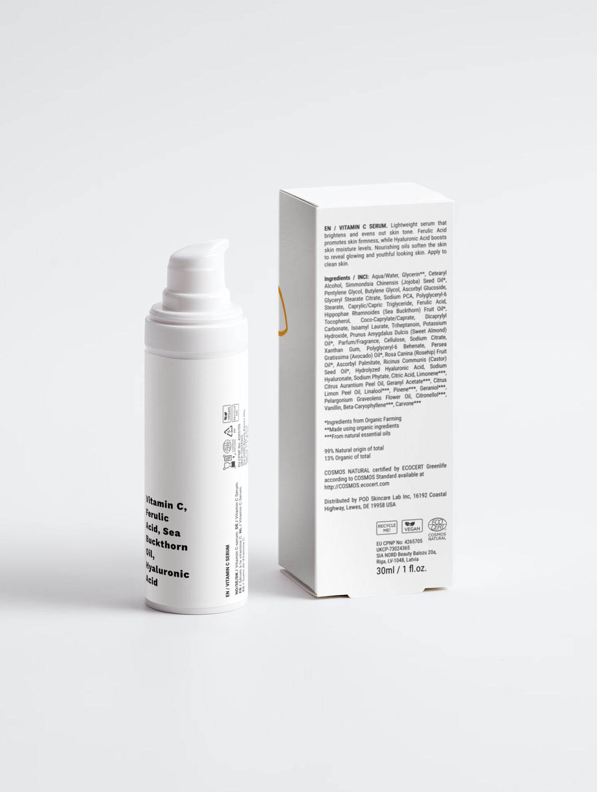 Vitamin C Serum Rückseite